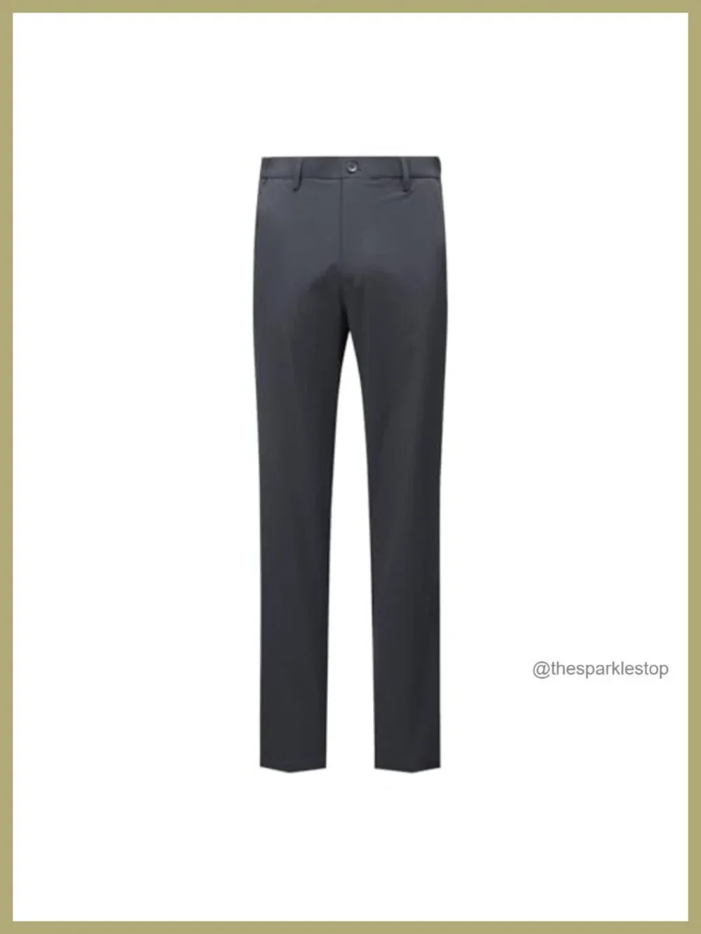 Men's Golf Pants Stretch Quick-Dry Straight Leg Chino Dress Pants with Pockets